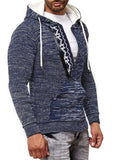 Baja Hoodie Oblique Zipper Hooded Christmas Sweater Knitwear