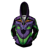 Anime Hoddies 3D Printed Eva Series Anime Cosplay Casual Sweatshirt Hoodie