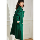 Gloria Vanderbilt Twill Straight Loose Trench Coat