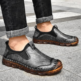 Men's Loafers Relaxedfit Slipon Loafer Men Shoes Men's Casual Shoes Large Size Retro Fashion Men's Shoes