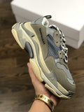 Unisex Balenciaga Clunky Sneaker  Triples Crystal Air Cushion Thick Sole Height Increasing Hot Casual Sports Shoes