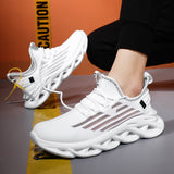 Men Sneakers Men Walking Shoes For Jogging Breathable Lightweight Shoes Fashionable Men's Shoes Summer Breathable Flyknit Sports Running