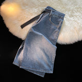 Men Denim Shorts Men's Summer