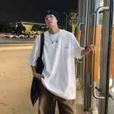 Men T-Shirts round Neck Simple All-Match Loose