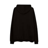 Man Fall Outfits Hip Hop Printed Hoodie Men's and Women's Pullover Black White Autumn and Winter