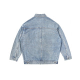 Men Denim Jackets Casual Jacket Trendy Student Multi-Pocket Denim Jacket