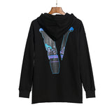 Vlone Hoodie Large V Print Loose Spot Casual Men And Women