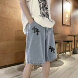 Men Denim Shorts Men's Summer