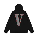 Vlone Hoodie Terry Autumn And Winter High Street Loose Hip Hop Cotton Short Sleeve