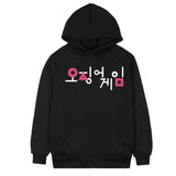 Squid Game Costume Creative Casual Printed Hooded Sweater