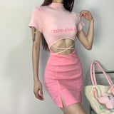 Music Festivals Rave Outfits Dress Summer Women's Stitching Sexy Printed Dress