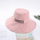 Women Bucket Hat Bucket Hat Sun Shade Embroidery