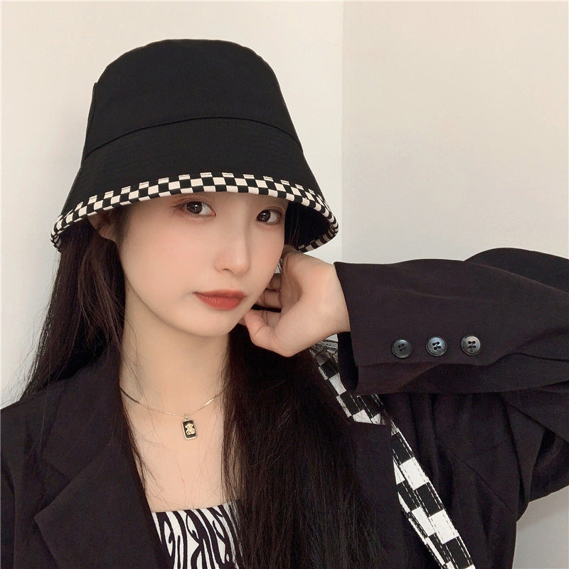 Vintage Check Bucket Hat Bucket Hat Sun Shade