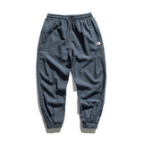 Man Fall Outfis Autumn Retro Ankle Banded Working Pants Men's Loose All-Matching Wide Leg Casual Pants