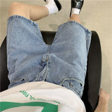 Men Denim Shorts Men's Summer