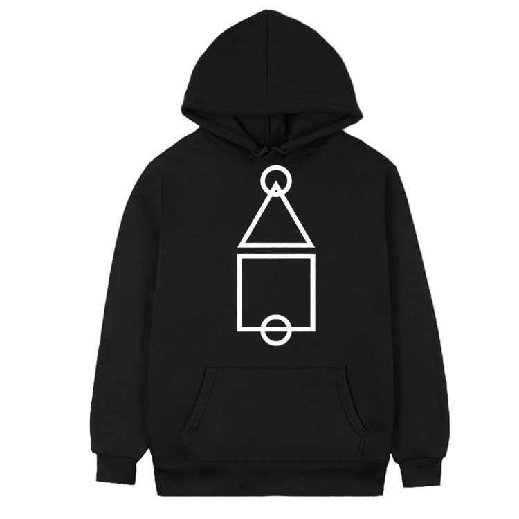 Squid Game Costume Creative Casual Printed Hooded Sweater