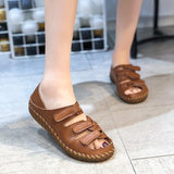 Women Open Toe Sandals Flats Hollowed Leisure Women's Sandals