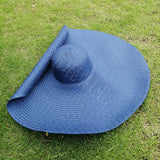 Big Hats Spring/Summer Big Brim Straw Hat Beach Sun-Proof