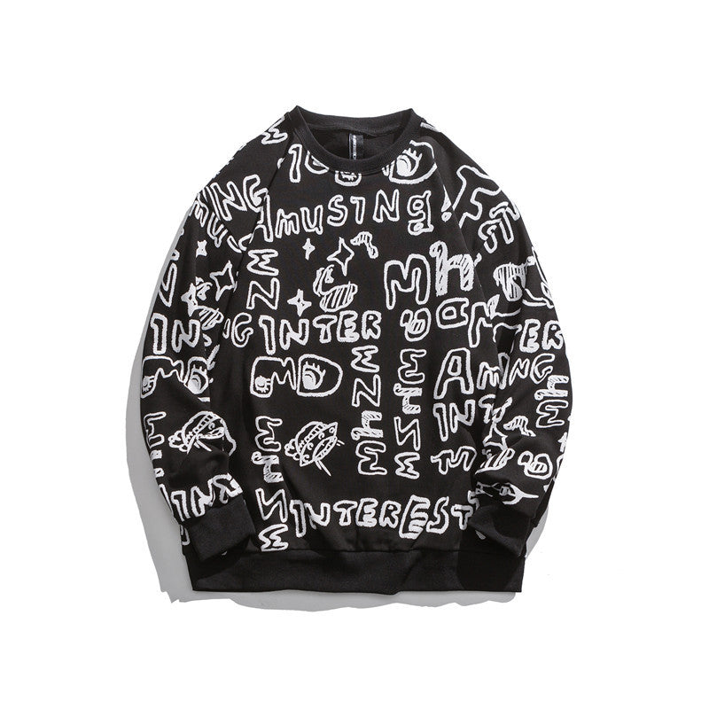 Crew Neck Sweatshirts for Men Men's Autumn Crew Neck Casual Sweater