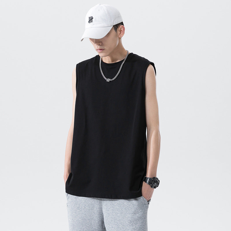 Moisture Wicking Tank Top Cotton Vest Men's Sleeveless