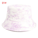 Bucket Hat Fishing Cap Cotton Print Fisherman Hat Bucket Hat Fashion Color Gradual Sun Hat