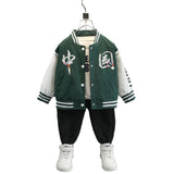 Toddler Boys Jackets Boys' Coat Jacket Baseball Uniform Spring and Autumn
