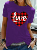 Valentine's Day T Shirt Men's Short-Sleeved European and American Top T-shirt