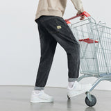 Men Jeans Stretch Soft Blue Casual Jeans