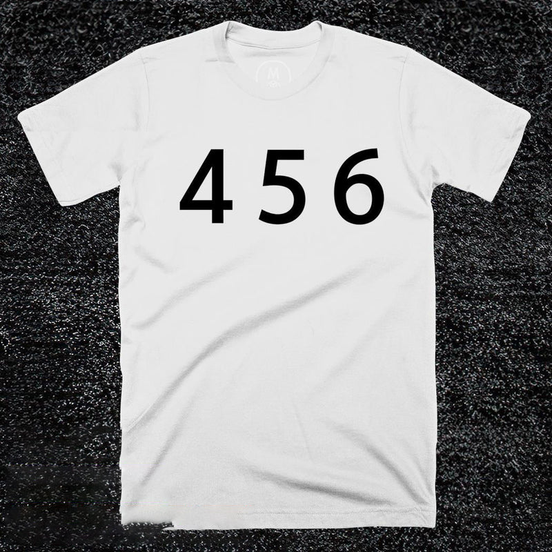 Squid Game Costume 456 Printed Men's and Women's Pullover T-shirt