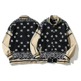 Cardigan Baseball Jacket Autumn and Winter RH Paisley Lightning Sleeve Raglan Baseball Uniform