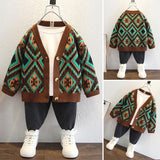 Toddler Boys Sweater Coat Spring and Autumn Cardigan Sweater