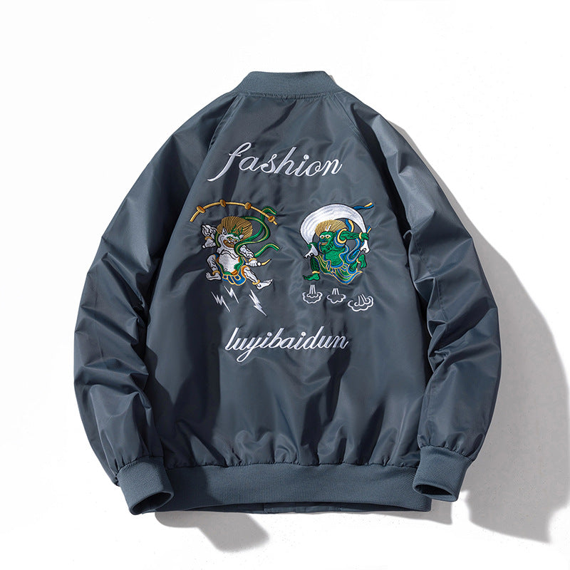 Varsity Jacket Thin Embroidery Baseball Uniform