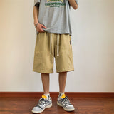Men White Shorts Men's Shorts Summer Loose Casual Transport