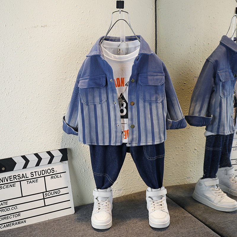 Toddler Boys Jackets Boys Fall Autumn Wear Denim Jacket