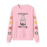 Squid Game Costume Crew Neck Casual Hooded Sweater for Men and Women