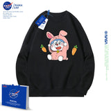 Nasa Children Hoodie Nasa Sweater Girls' Casual Loose Doraemon Pattern
