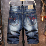 Men Jorts Men's Denim Summer Shorts Loose plus Size