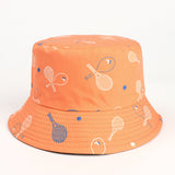Bucket Hat Fishing Cap Cotton Print Fisherman Hat Printing Double-Sided Fashion Badminton
