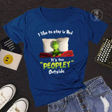 Men and Women Grinch Shirt Christmas Short Sleeve T-shirt