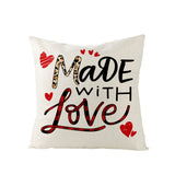 Valentine's Day Pillow Covers 4 Piece Random Styles Together, Love Car Home Pillow Cushion Cover
