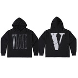 Vlone Hoodie Sweater Men'S Large V Coat Women'S Hooded