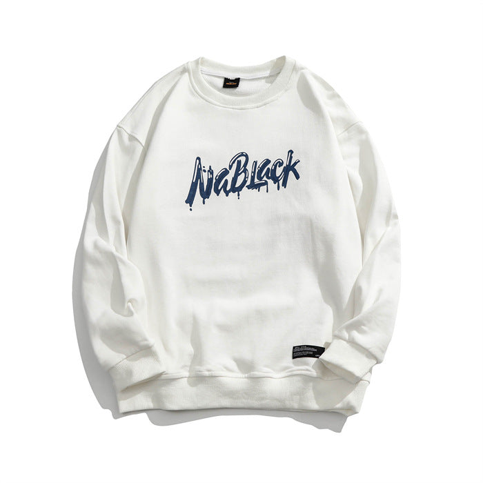 Crew Neck Sweatshirts for Men Men's Clothing Autumn Printed Crew Neck Sweatshirt Men's and Women's Pullover
