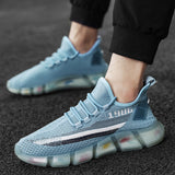 designer Sneaker Shoes Summer Cool Fashion Sports and Leisure Low Top Thick Bottom Breathable Color Sole Men's Shoes