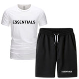 Fog Fear Of God T Shirt & Shorts 2 Pieces Set Summer Men'S Short Sleeve T-Shirt Shorts Casual