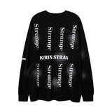 Man Fall Outfits Sweater Oversize Casual Fashion Brand Long Sleeve T-shirt for Men
