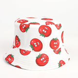Bucket Hat Fishing Cap Cotton Print Fisherman Hat Printed Cartoon Fashion Men and Women Outdoor Sun Hat