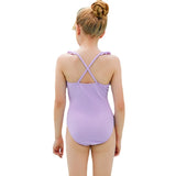 Children Swimsuit Children's One-Piece Ruffled Tied Bikini Swimsuit