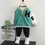 Toddler Boys Jackets Boys' Spring Coat Baseball Uniform