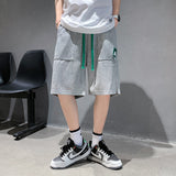 Men White Shorts Sports Shorts Summer Loose Shorts Sports Casual