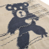 Men Sweater Cartoon Bear Embroidery Knitwear Men Street Tide Brand Loose